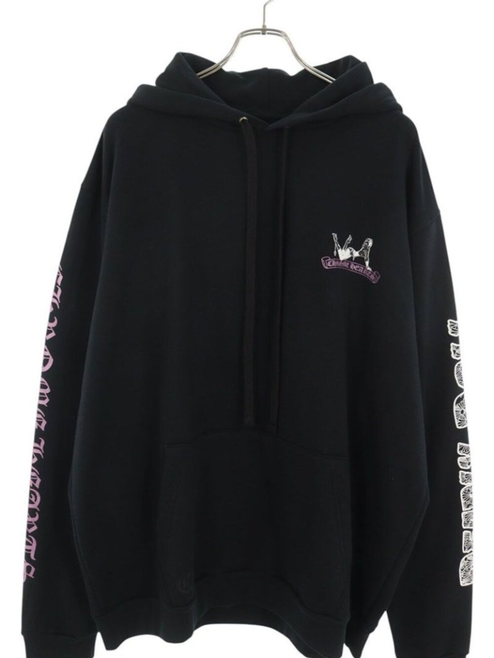 Chrome Hearts Deadly Doll Dead Tall Print Pullover Hoodie XL